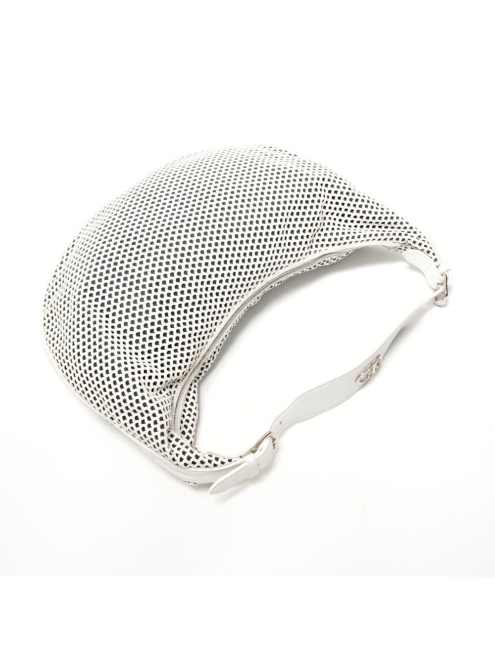 Dior Shoulder Bag Perforated Hobo Leather - Picture 8 of 10